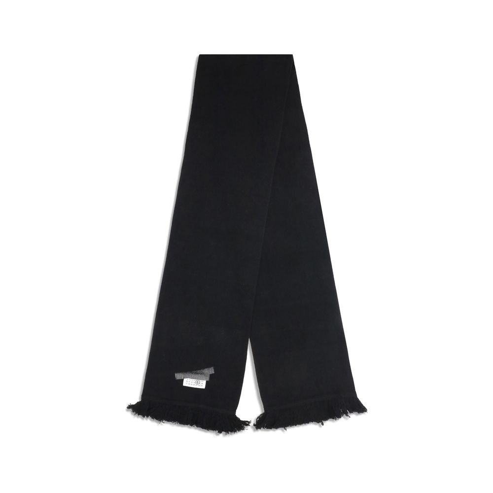 Black Wool Scarf