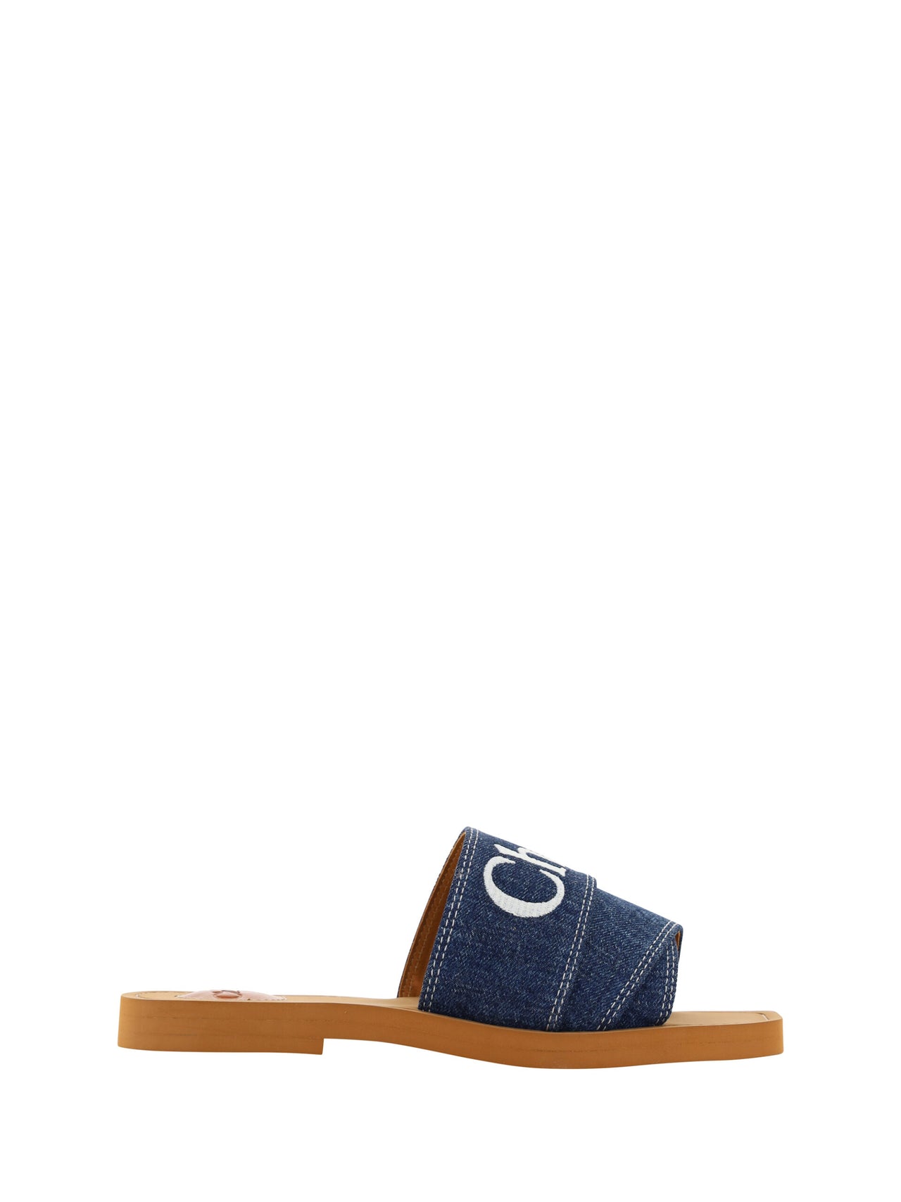 Denim Blue Slides