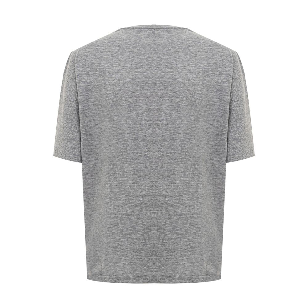 Gray Cotton T-Shirt