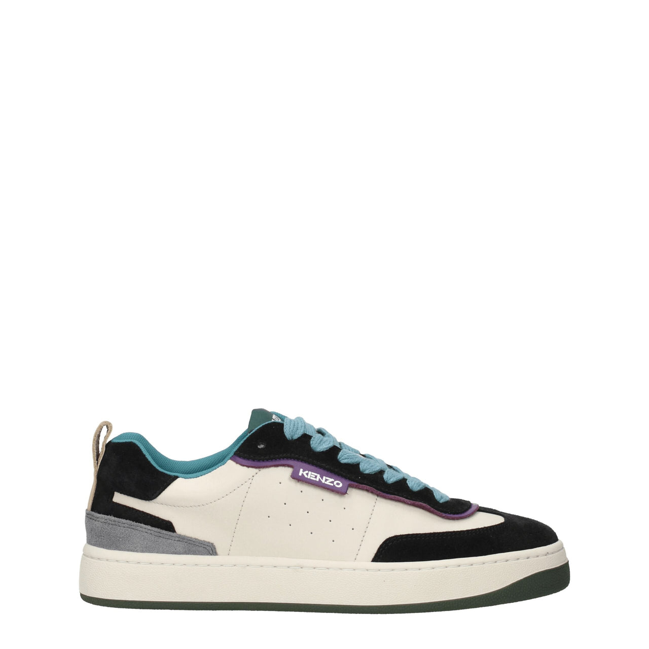 Multicolor Leather Low Top Sneakers